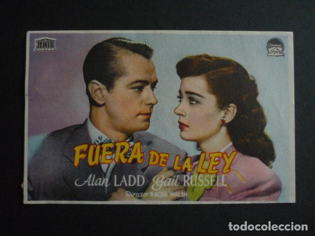 Kino: FUERA DE LA LEY PROGRAMA DE MANO SIN PUBLICIDAD