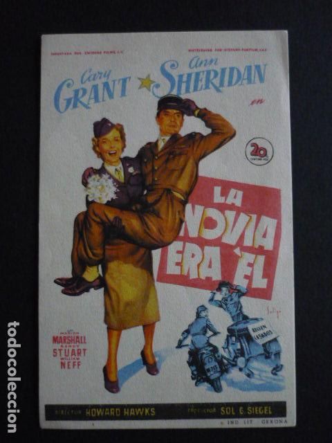 Cine: LA NOVIA ERA EL PROGRAMA DE MANO SIN PUBLICIDAD - Foto 1