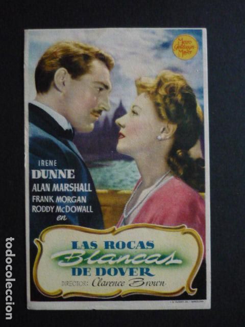 Cine: LAS ROCAS BLANCAS DE DOVER PROGRAMA DE MANO SIN PUBLICIDAD