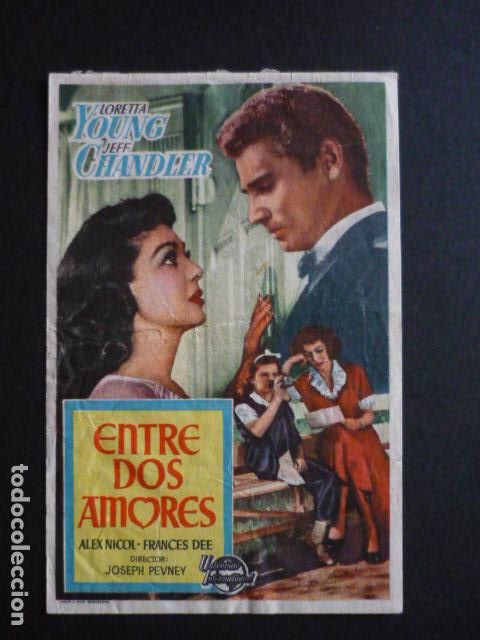 Cine: ENTRE DOS AMORES PROGRAMA DE MANO SIN PUBLICIDAD - Foto 1