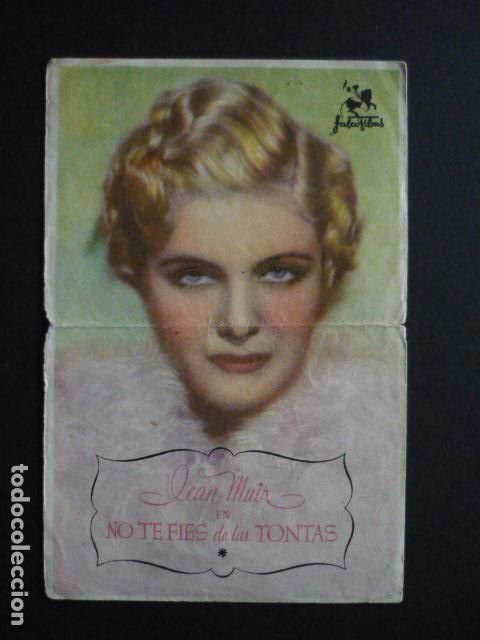 Flyers Publicitaires de films Anciens: NO TE FIES DE LAS TONTAS PROGRAMA DE MANO SIN PUBLICIDAD
