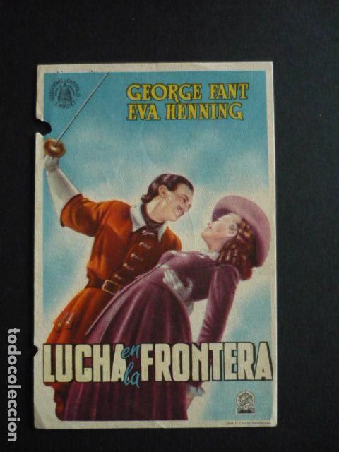 Cine: LUCHA EN LA FRONTERA PROGRAMA DE MANO SIN PUBLICIDAD - Foto 1