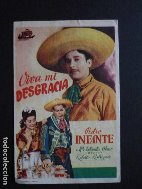 Cine: VIVA MI DESGRACIA PROGRAMA DE MANO SIN PUBLICIDAD - Foto 1