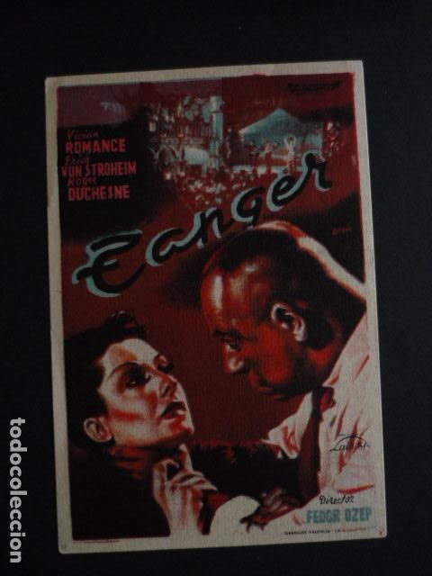 Cine: TANGER PROGRAMA DE MANO SIN PUBLICIDAD - Foto 1