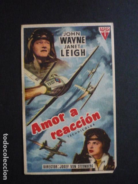 Cine: AMOR A REACCION PROGRAMA DE MANO SIN PUBLICIDAD - Foto 1