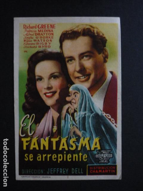 Cine: EL FANTASMA SE ARREPIENTE PROGRAMA DE MANO SIN PUBLICIDAD - Foto 1