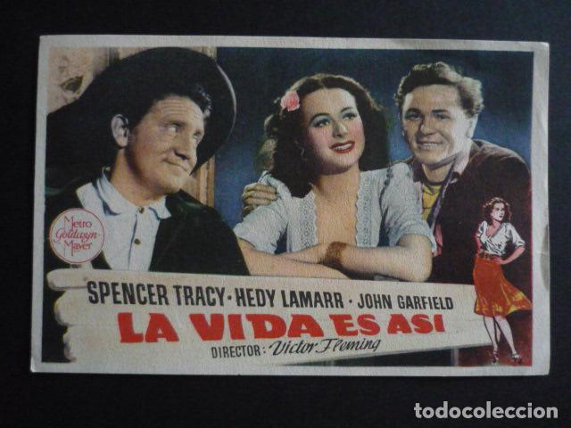 Cine: LA VIDA ES ASI PROGRAMA DE MANO SIN PUBLICIDAD - Foto 1
