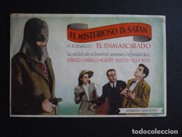 Cine: EL MISTERIOSO DR. SATAN PROGRAMA DE MANO SIN PUBLICIDAD - Foto 1