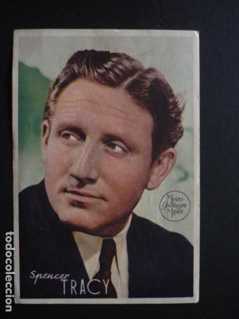  Flyers Publicitaires de films Anciens: SPENCER TRACY PROGRAMA DE MANO SIN PUBLICIDAD
