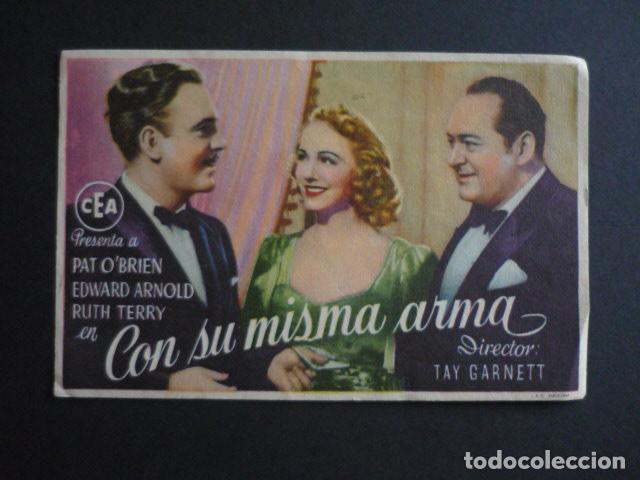 Cine: CON SU MISMA ARMA PROGRAMA DE MANO SIN PUBLICIDAD - Foto 1