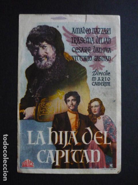 Cine: LA HIJA DEL CAPITAN PROGRAMA DE MANO SIN PUBLICIDAD - Foto 1