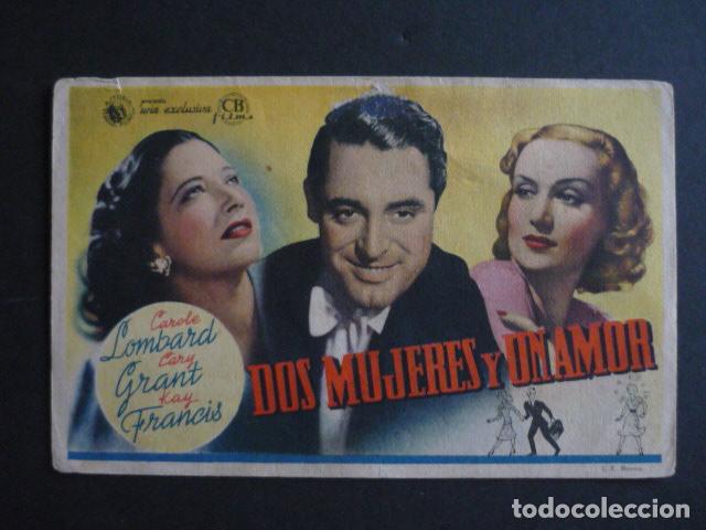 Cine: DOS MUJER Y UN AMOR PROGRAMA DE MANO SIN PUBLICIDAD - Foto 1