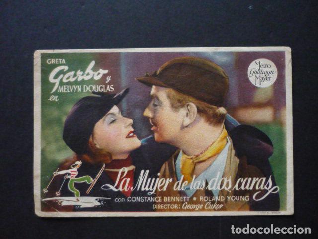 Cine: LA MUJER DE LAS DOS CARAS PROGRAMA DE MANO SIN PUBLICIDAD - Foto 1