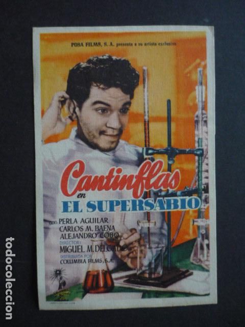 Cine: EL SUPERSABIO PROGRAMA DE MANO SIN PUBLICIDAD - Foto 1