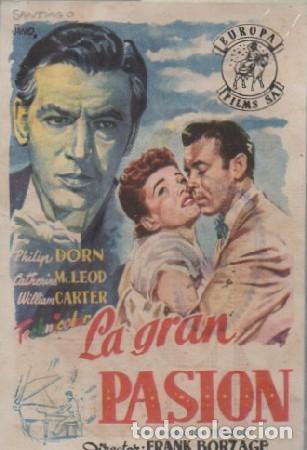 Cine: PROGRAMA DE CINE: LA GRAN PASI&Oacute;N PC-7210 - Foto 1
