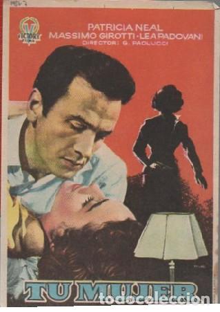Cine: PROGRAMA DE CINE: TU MUJER PC-7227 - Foto 1