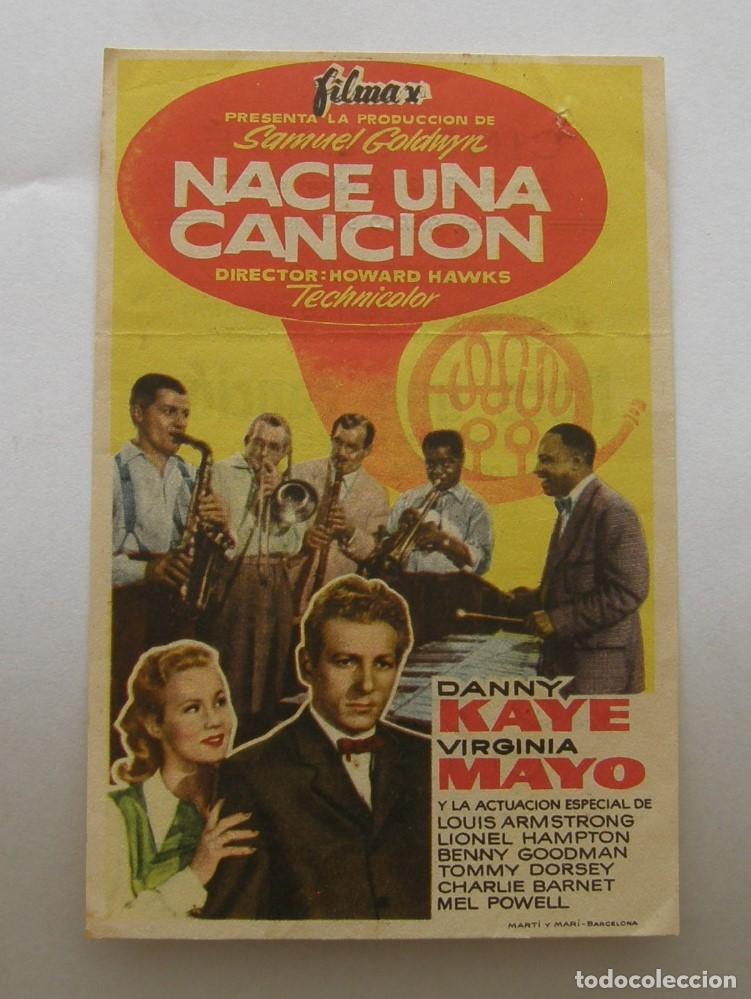 Cine: PROGRAMA DE CINE NACE UNA CANCION - Foto 1