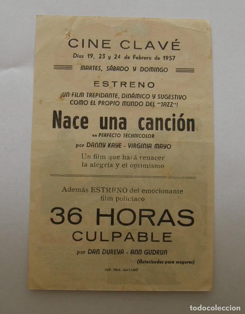 Cine: PROGRAMA DE CINE NACE UNA CANCION - Foto 2