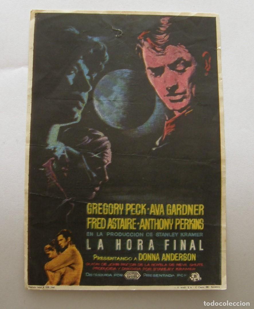 Cine: PROGRAMA DE CINE LA HORA FINAL - Foto 1