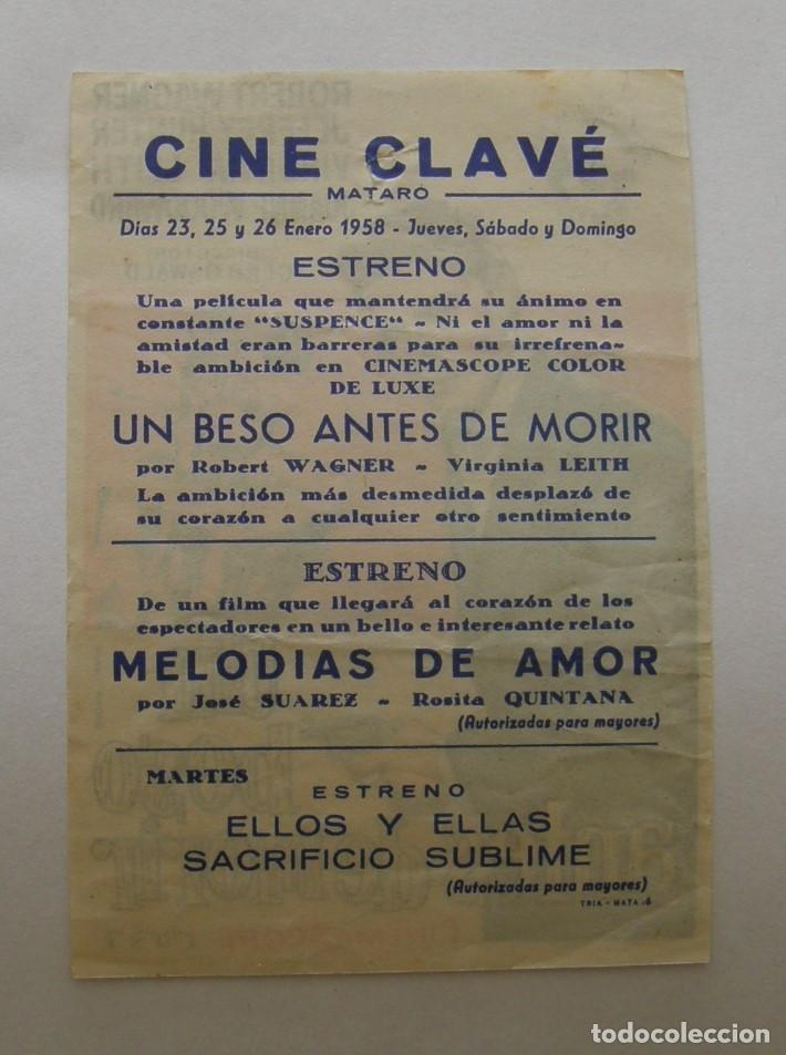 Cine: PROGRAMA DE CINE UN BESO ANTES DE MORIR - Foto 2