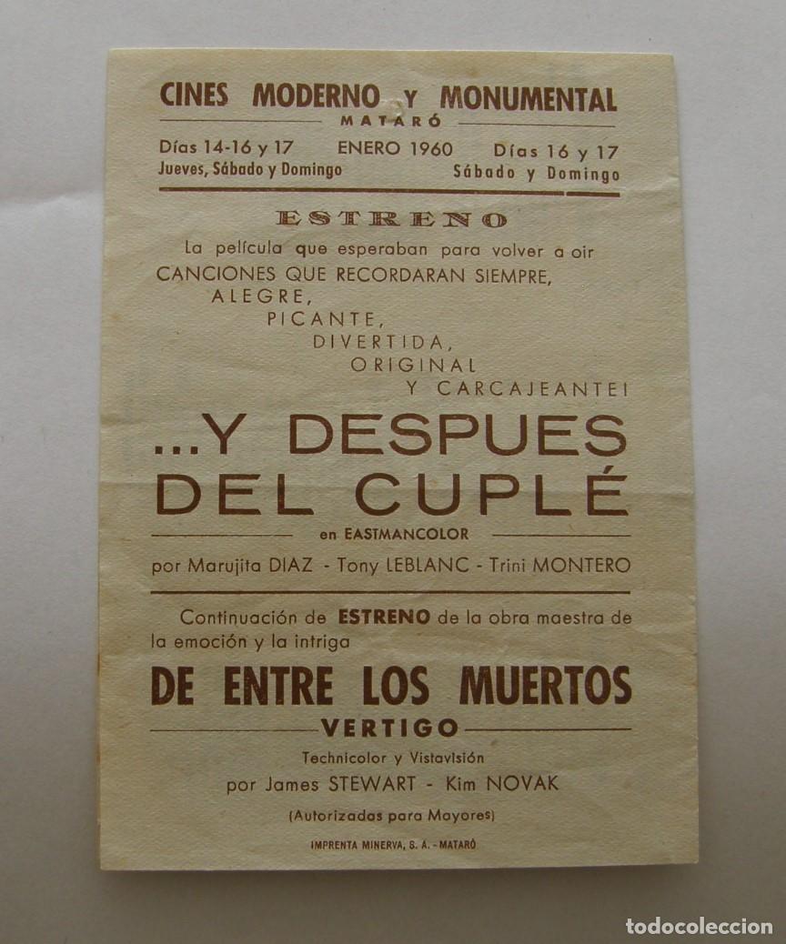 Cine: PROGRAMA DE CINE ...Y DESPU&Eacute;S DEL CUPL&Eacute; - Foto 2