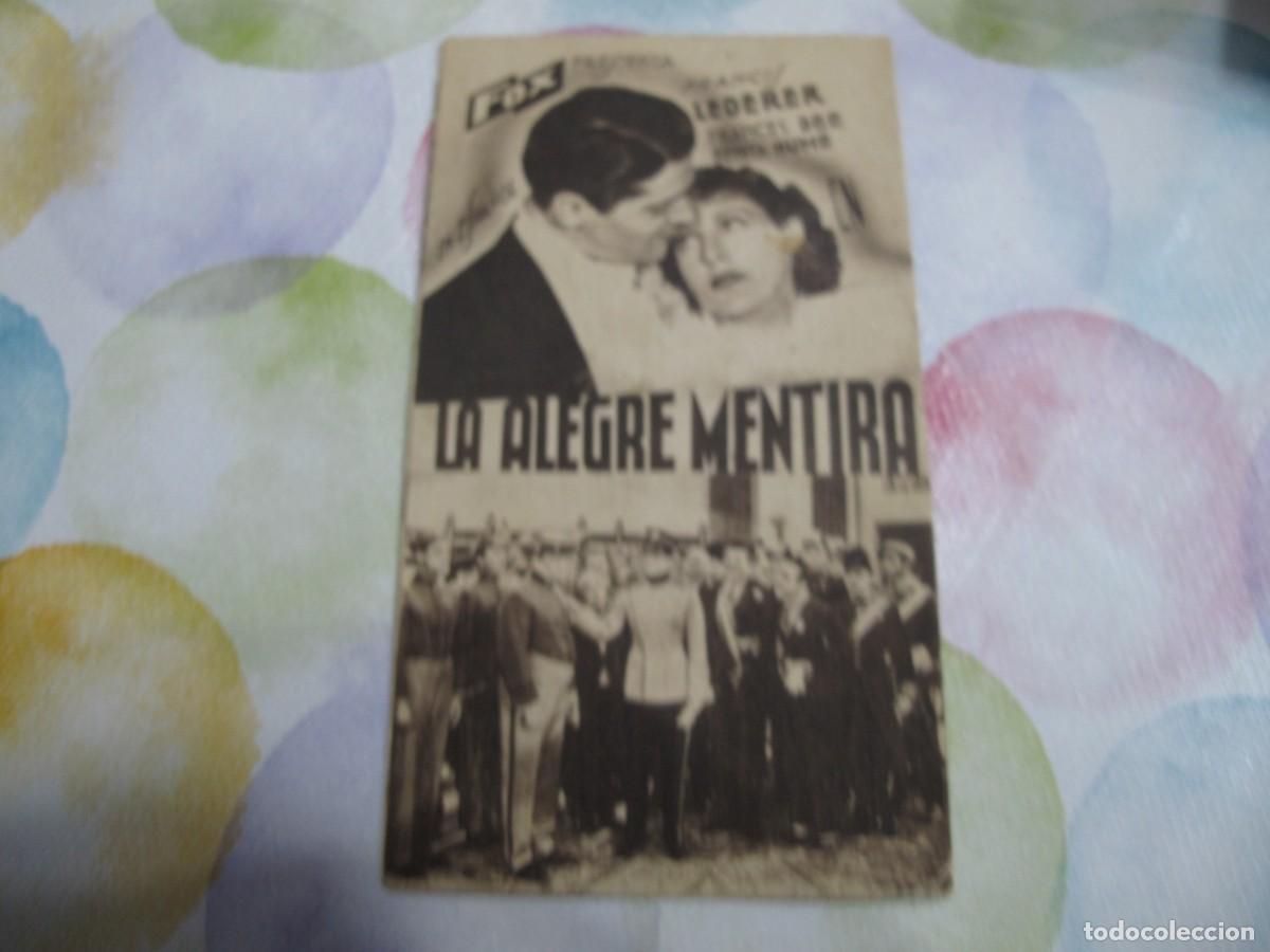 Cine: PO578 PROGRAMA DE MANO ORIGINAL EL DE LA FOTO