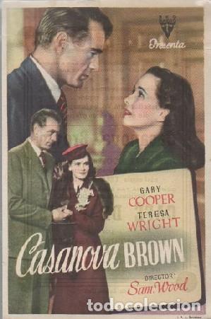 Cine: PROGRAMA DE CINE: CASANOVA BROWN PC-7245 - Foto 1