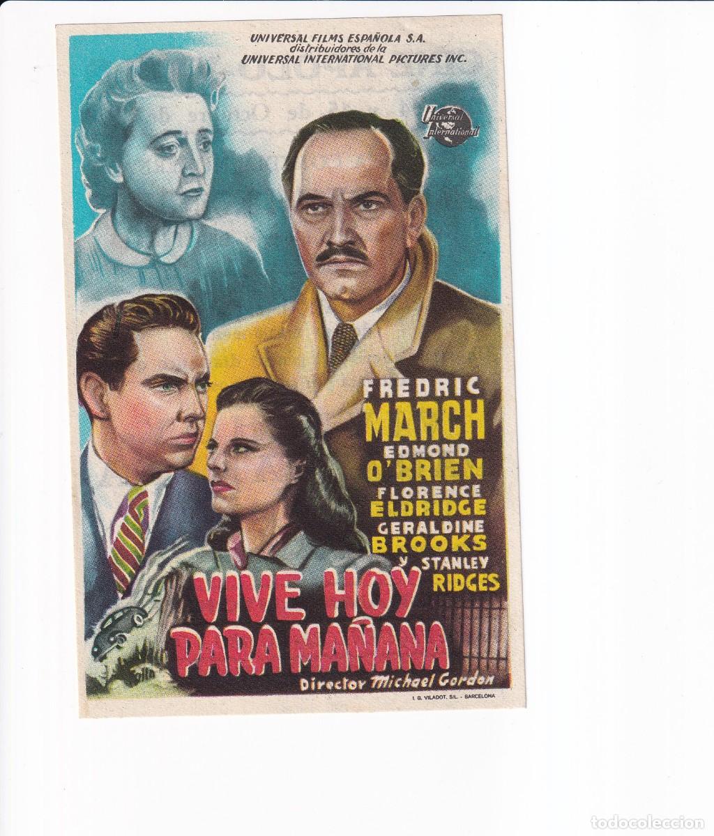 Cine: VIVE HOY PARA MA&Ntilde;ANA : FREDIC MARCH