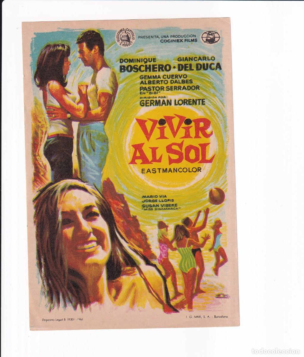 Cine: VIVIR AL SOL : DOMINIQUE BOSCHERO - Foto 1