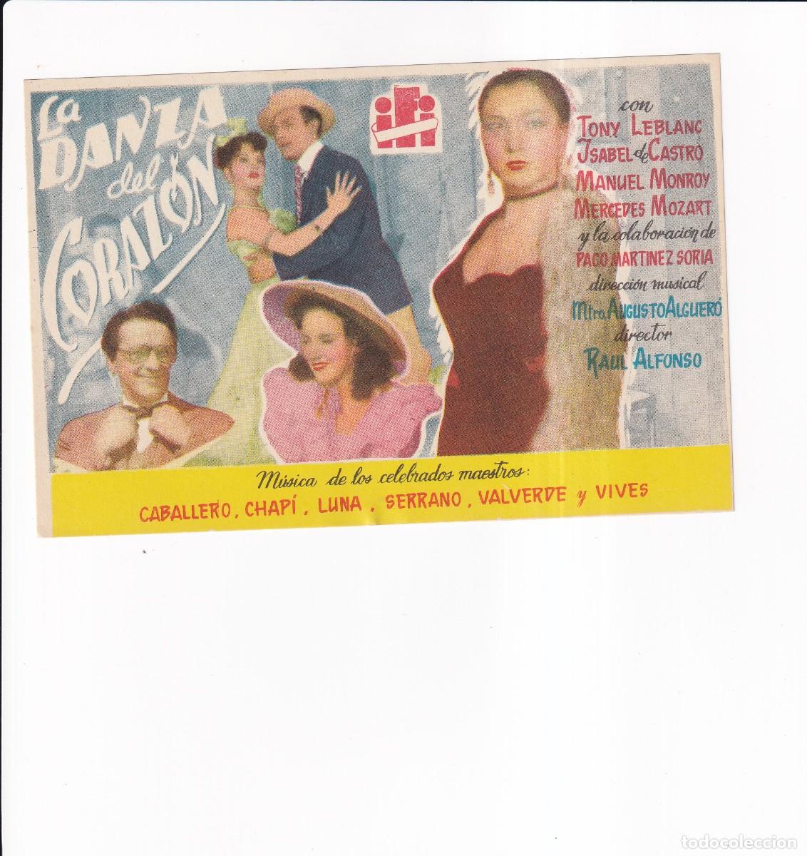 Cine: LA DANZA DEL CORAZON : TONY LEBLANC, ISABEL DE CASTRO - Foto 1