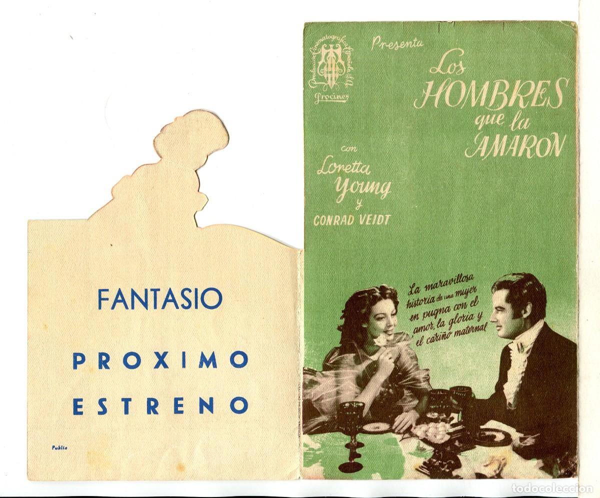 Cine: LOS HOMBRES QUE LA AMARON, con Loretta Young. - Foto 1