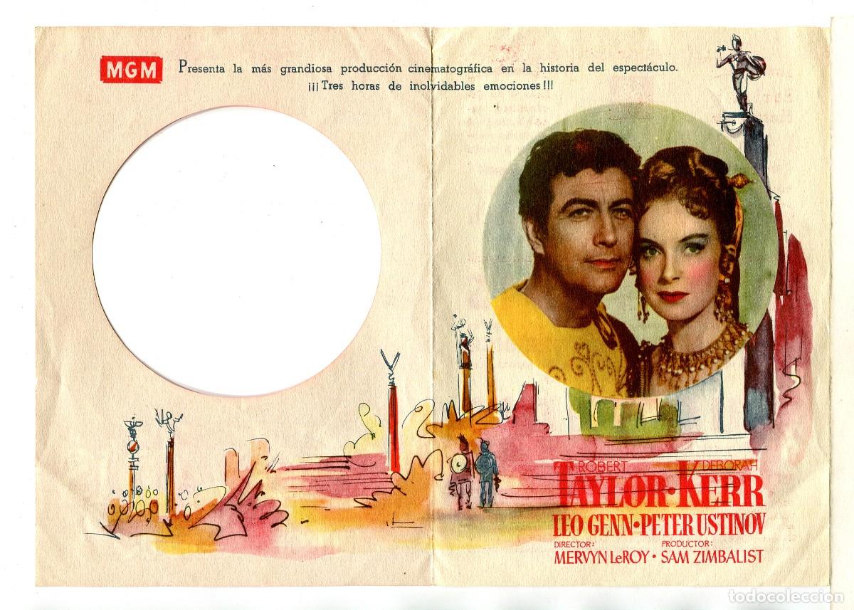 Cine: QUO VADIS, con Robert Taylor. - Foto 2