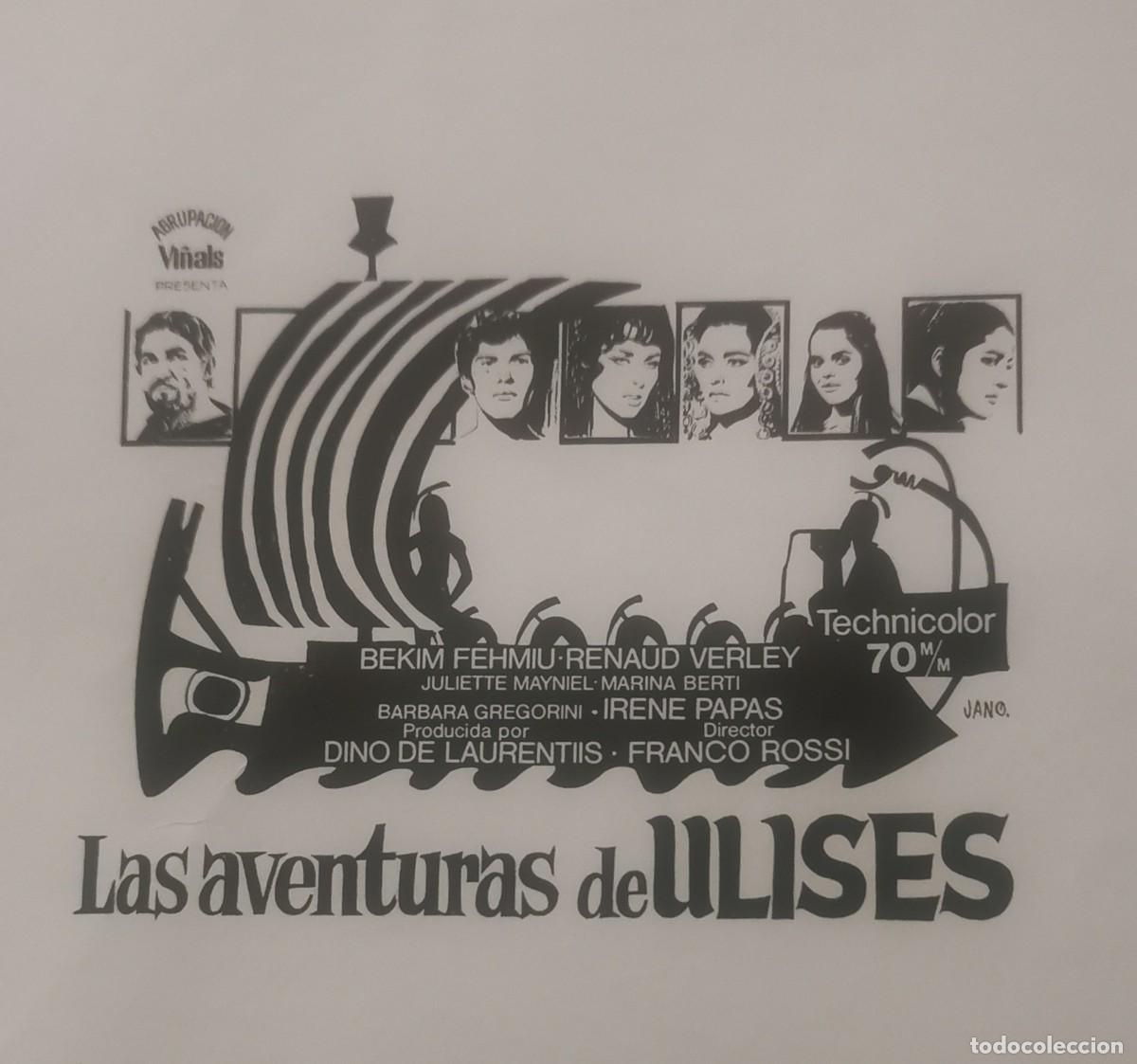  Flyers Publicitaires de films Anciens: LAS AVENTURAS DE ULISES