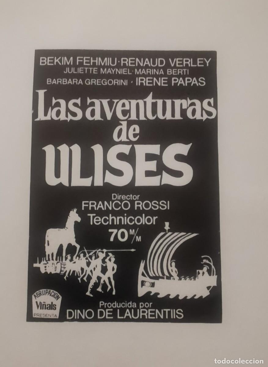  Flyers Publicitaires de films Anciens: LAS AVENTURAS DE ULISES