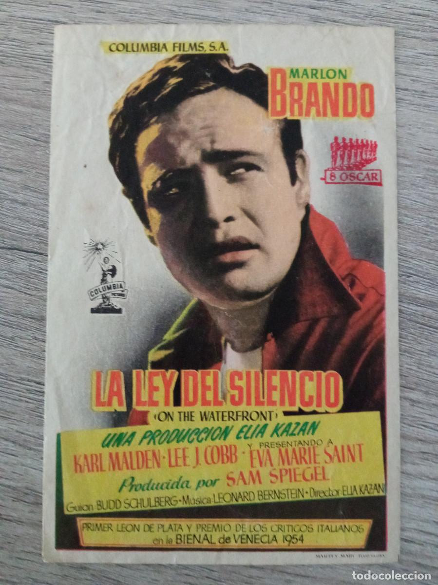 Cine: LA LEY DEL SILENCIO, MARLON BRANDO - Foto 1
