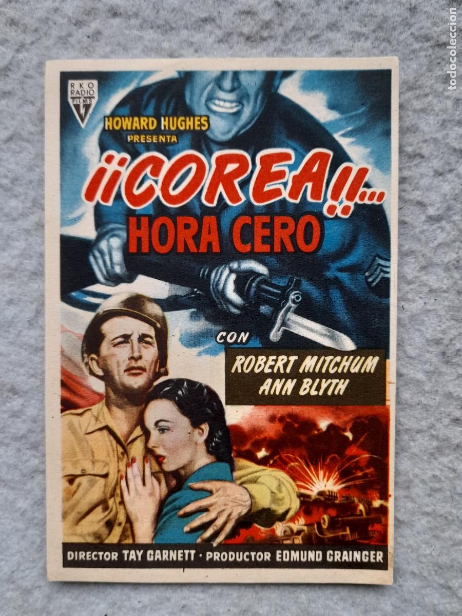 Cine: Corea. Hora Cero. Robert Mitchum, Ann Blyth. - Foto 1