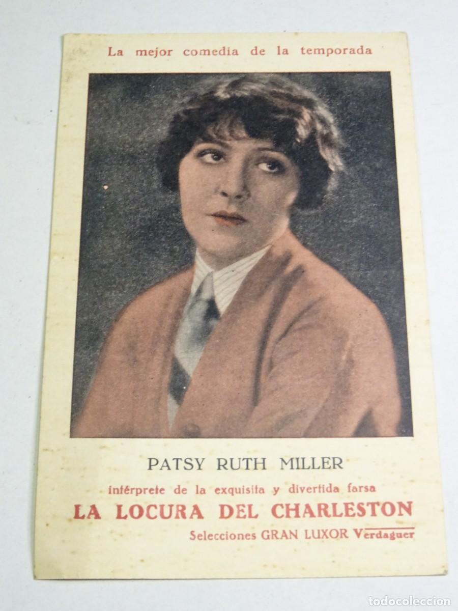 Cine: PROGRAMA DE CINE - LA LOCURA DEL CHARLESTON - PATSY RUTH MILLER, SELECCIONES GRAN LUXOR - Foto 1