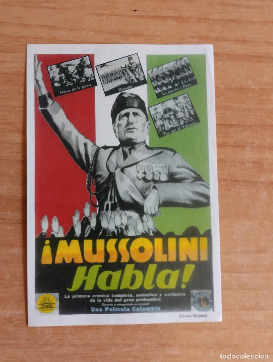 Cine: AZUL-- PROGRAMA DE CINE ---MUSSOLINI HABLA (edit.esteban lirola) - Foto 1