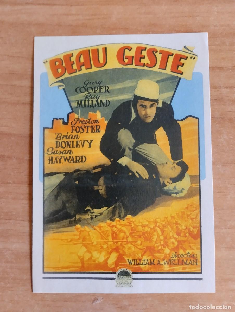 Cine: AZUL-- PROGRAMA DE CINE ---BEAU GESTE (edit.esteban lirola) - Foto 1