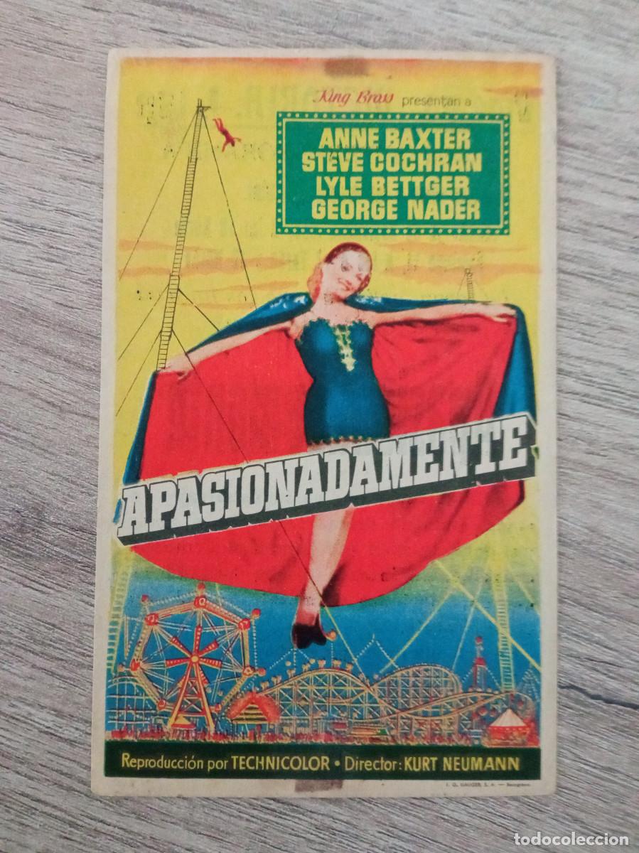 Cine: APASIONADAMENTE, ANNE BAXTER, CINEMA VICTORIA, PUEBLA LARGA, VALENCIA