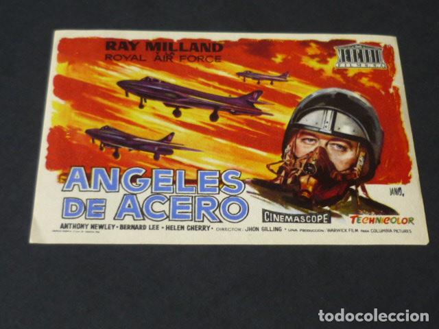 Cine: ANGELES DE ACERO PROGRAMA DE MANO SIN PUBLICIDAD