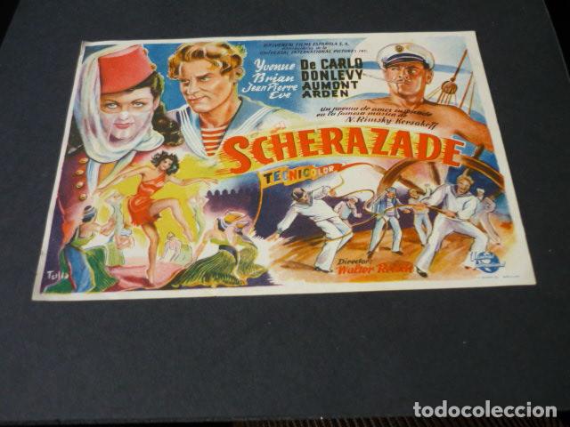 Cine: SCHERAZADE PROGRAMA DE MANO SIN PUBLICIDAD - Foto 1