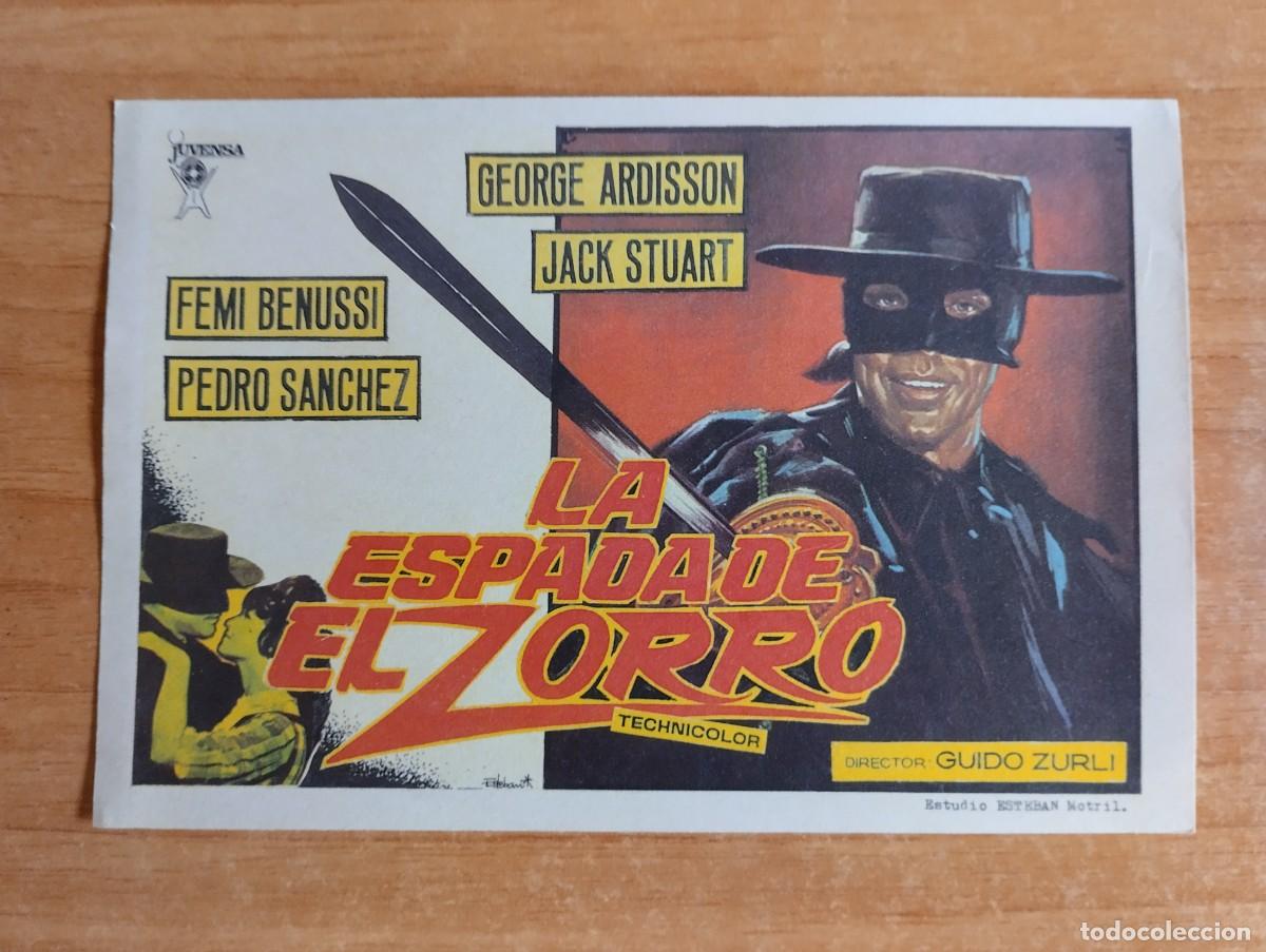 Cine: AZUL-- PROGRAMA DE CINE -- LA ESPADA DEL ZORRO (edit.esteban lirola) - Foto 1