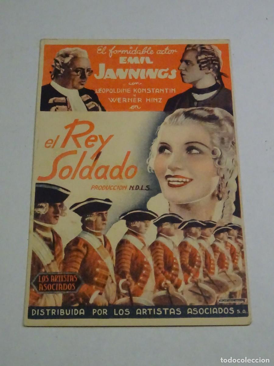 Cine: PROGRAMA DE CINE - EL REY SOLDADO - EMIL JANNINGS - Foto 1