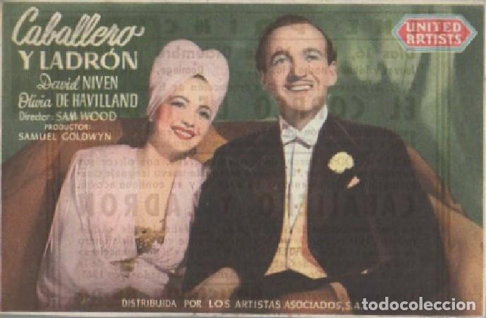 Cine: PROGRAMA DE CINE: CABALLERO Y LADR&Oacute;N PC-7276 - Foto 1