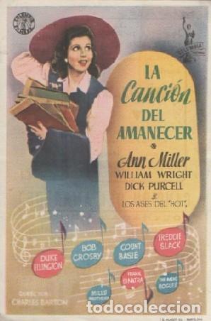 Cine: PROGRAMA DE CINE: LA CANCI&Oacute;N DEL AMANECER PC-7280 - Foto 1