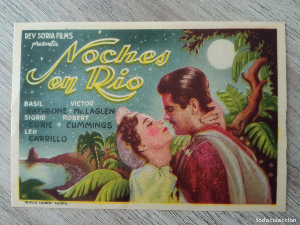 Cine: NOCHES EN RIO, BASIL RATHBONE - Foto 1