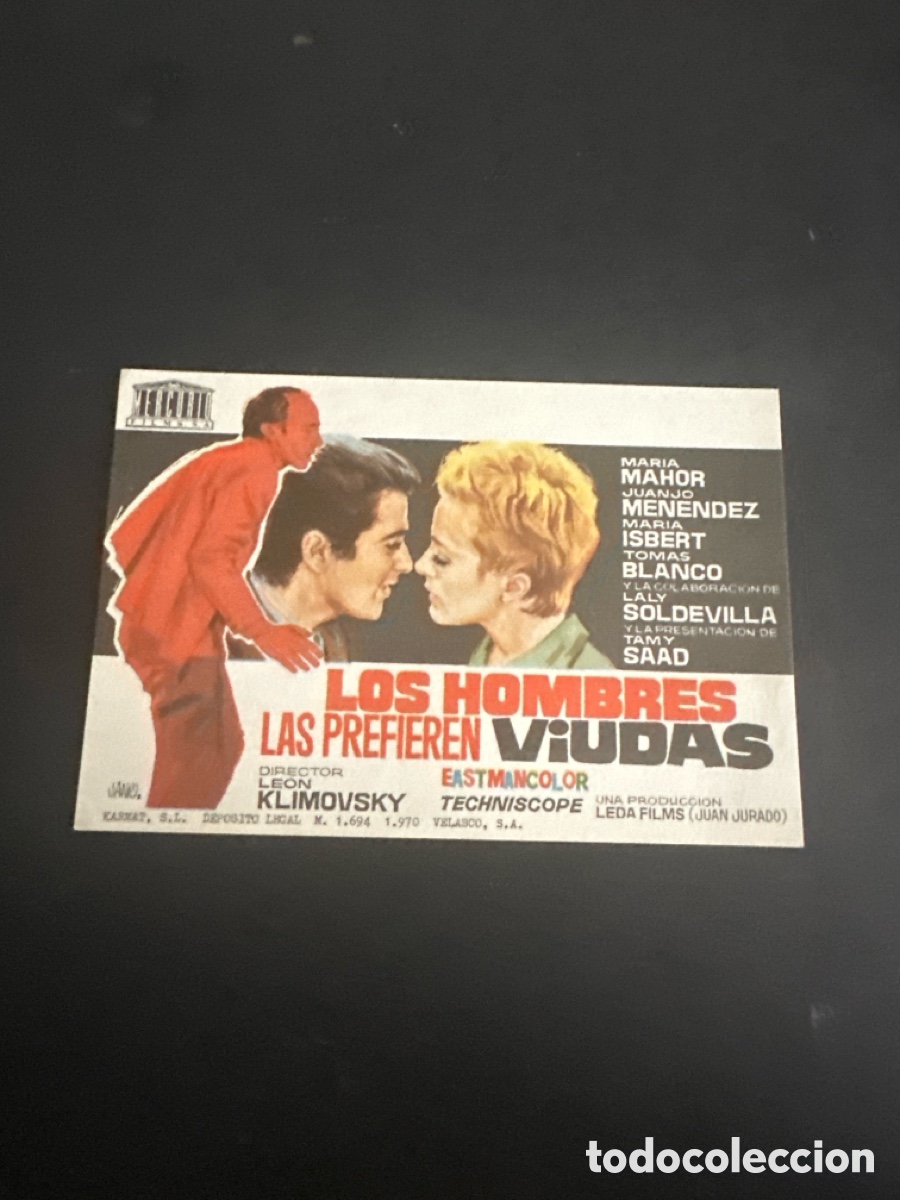 Cine: Programa de cine Los hombres las prefieren viudas - Foto 1