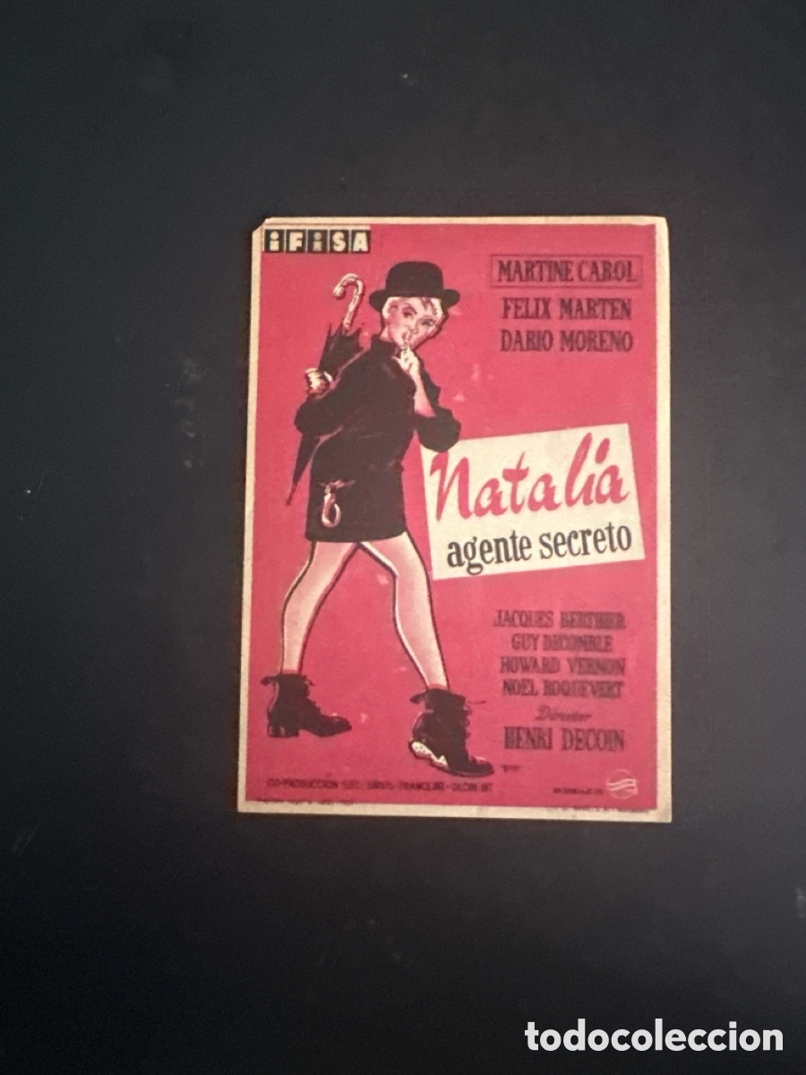Cine: Programa de cine Natalia agente secreto - Foto 1