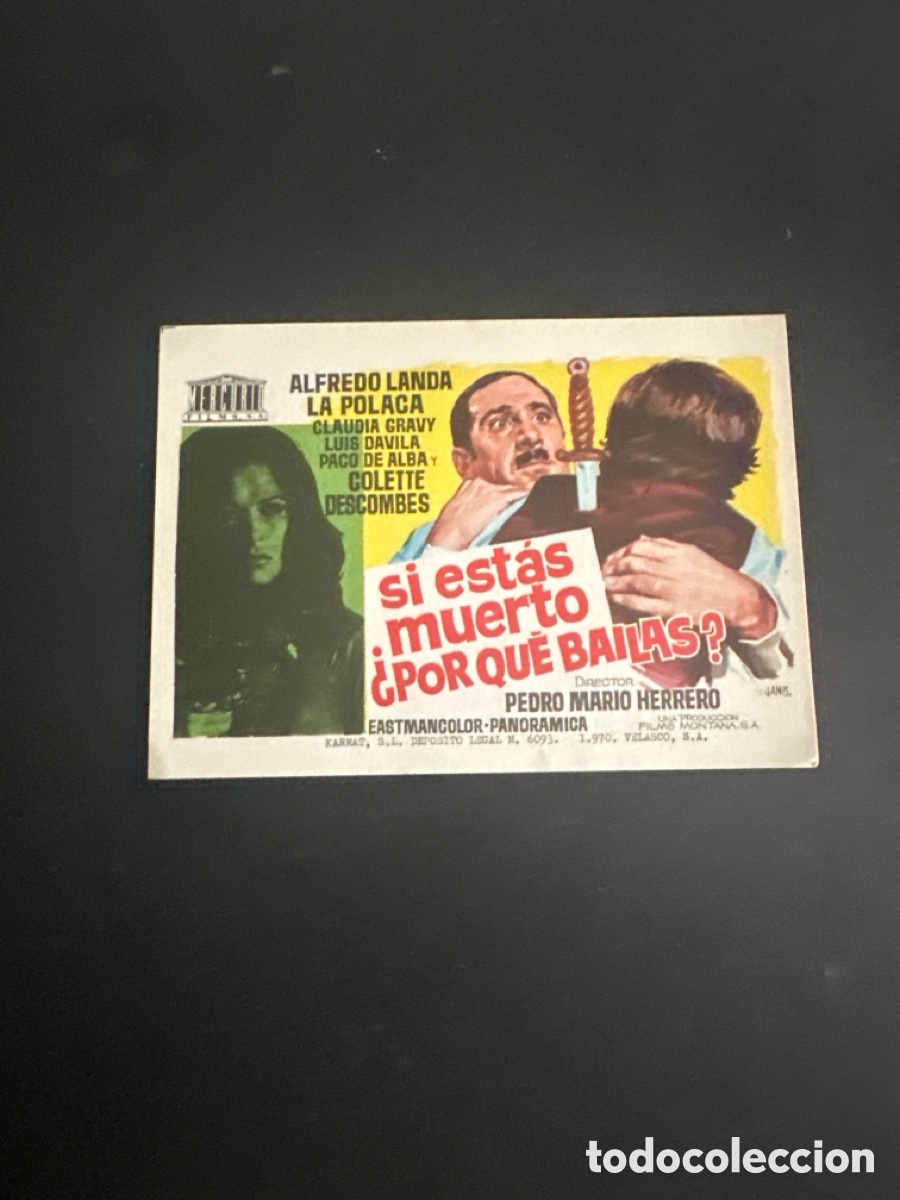 Cine: Programa de cine Si est&aacute;s muerto, por qu&eacute; bailas? - Foto 1